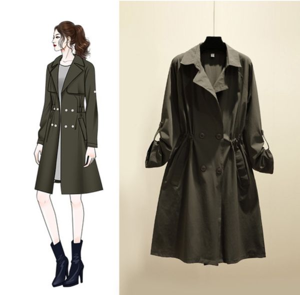 trench coat women double-breasted trenchcoat lace female autumn casual coats windbreaker outwear plus size raincoat hot, Tan;black
trench coat women double-breasted trenchcoat lace female autumn casual coats windbreaker outwear plus size raincoat hot, Tan;black