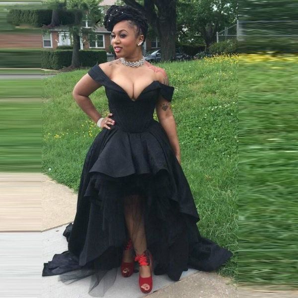 black evening dresses v-neck sleeveless hi-lo satin prom dresses with zipper back vestidos de fiesta de noche
black evening dresses v-neck sleeveless hi-lo satin prom dresses with zipper back vestidos de fiesta de noche