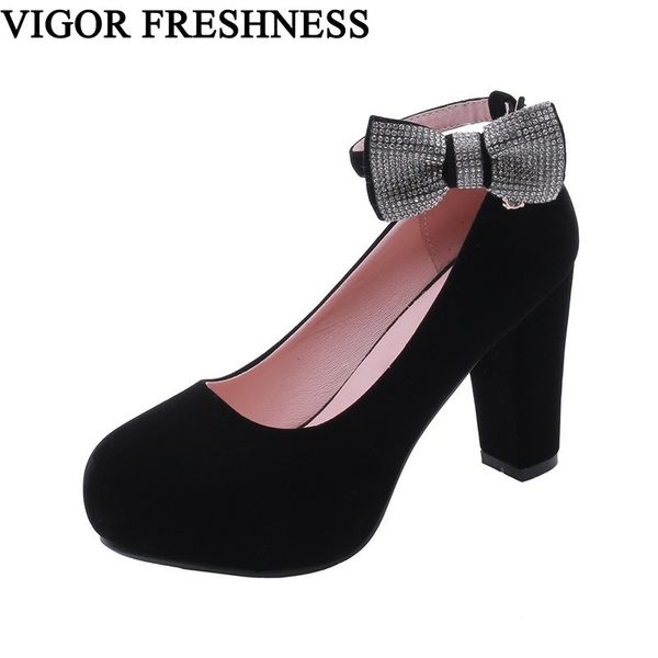 vigor freshness women pumps spring woman shoes bow-tie shoes autumn pumps classics office lady dress my288, Black
vigor freshness women pumps spring woman shoes bow-tie shoes autumn pumps classics office lady dress my288, Black