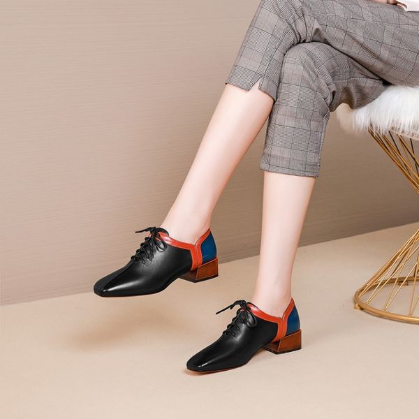 mljuese 2020 women pumps cow leather rome style autumn spring mixed colors lace up square toe high heels party dress wedding, Black
mljuese 2020 women pumps cow leather rome style autumn spring mixed colors lace up square toe high heels party dress wedding, Black