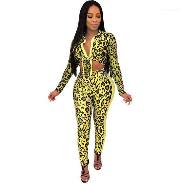 ladies 2pcs sets bow long sleeve fashion womens suits summer girls leopard 2pcs pants serpentine lapel neck, White
ladies 2pcs sets bow long sleeve fashion womens suits summer girls leopard 2pcs pants serpentine lapel neck, White