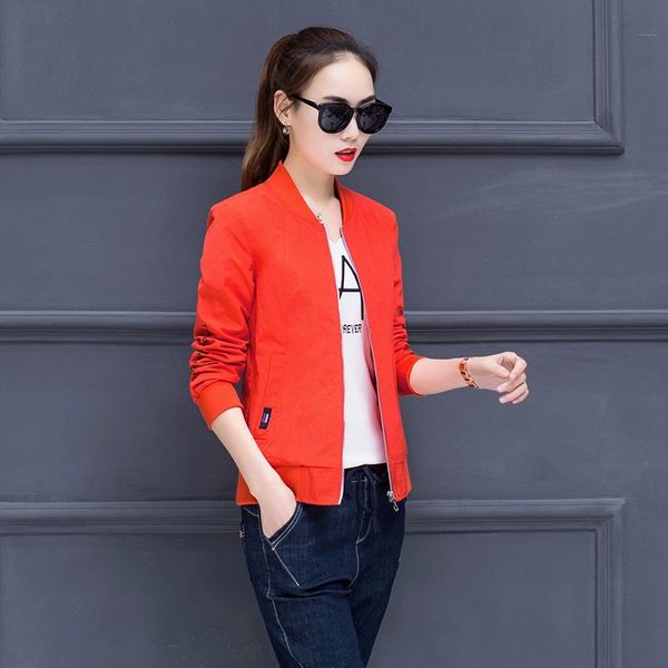 spring autumn jackets women plus size casual loose zipper outerwear female black streetwear coats ladies red baseball wj81, Black;brown
spring autumn jackets women plus size casual loose zipper outerwear female black streetwear coats ladies red baseball wj81, Black;brown