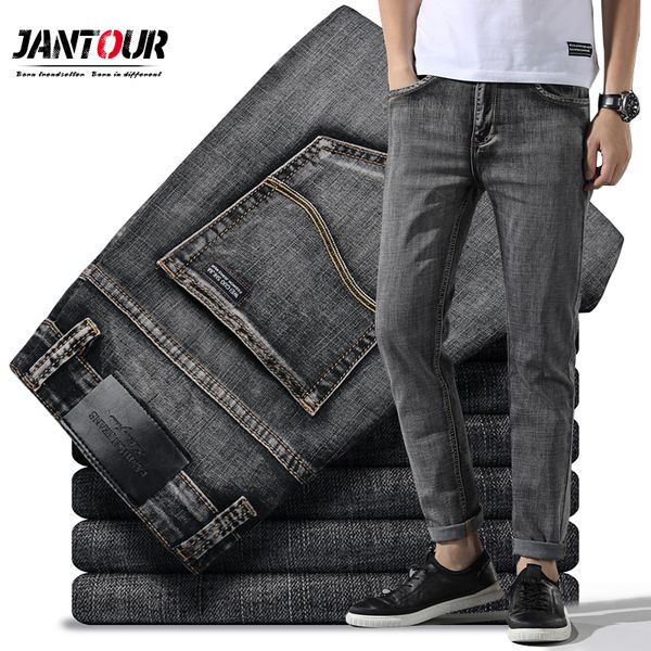 2020 new men's stretch-fit jeans business casual classic style fashion denim trousers male black blue gray pants
2020 new men's stretch-fit jeans business casual classic style fashion denim trousers male black blue gray pants
