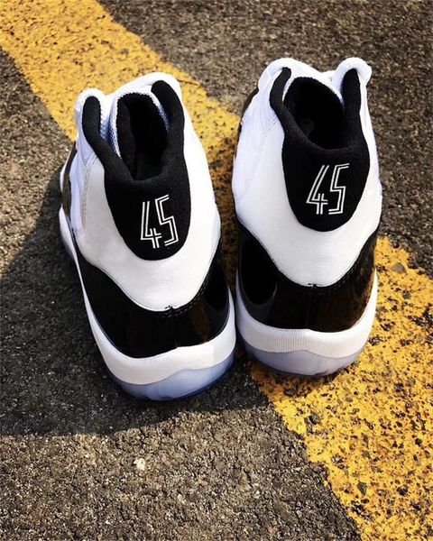2020 release 11 high concord 45 black white 11s xi casual shoes for men authentic quality space jam 45 real carbon fiber 378037 -100 sho
2020 release 11 high concord 45 black white 11s xi casual shoes for men authentic quality space jam 45 real carbon fiber 378037 -100 sho
