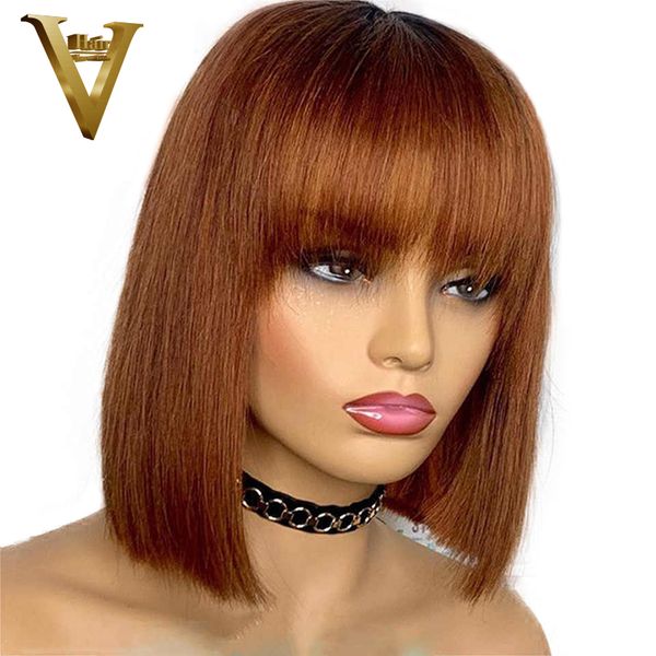 honey blonde short bob wig with bangs 13x6 lace front human hair wigs for women brazilian remy hair straight wig 150 density, Black;brown
honey blonde short bob wig with bangs 13x6 lace front human hair wigs for women brazilian remy hair straight wig 150 density, Black;brown