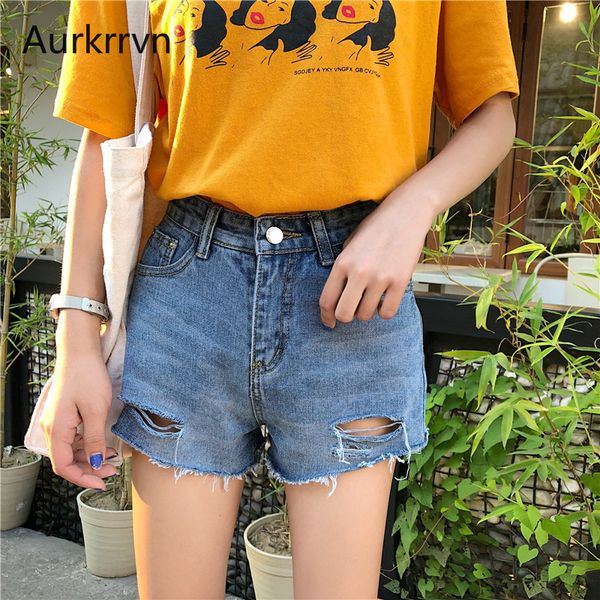 aurkrrvn women summer vintage denim shorts hole mid wasit pocket fashion slim straight jean shorts for female cowboy clothes, Blue
aurkrrvn women summer vintage denim shorts hole mid wasit pocket fashion slim straight jean shorts for female cowboy clothes, Blue