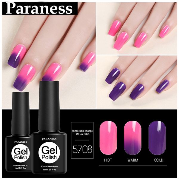 paraness temperature change color 8ml nail gel polish uv led lamp nail polish soak off lucky gel 29 color varnish art, Red;pink
paraness temperature change color 8ml nail gel polish uv led lamp nail polish soak off lucky gel 29 color varnish art, Red;pink