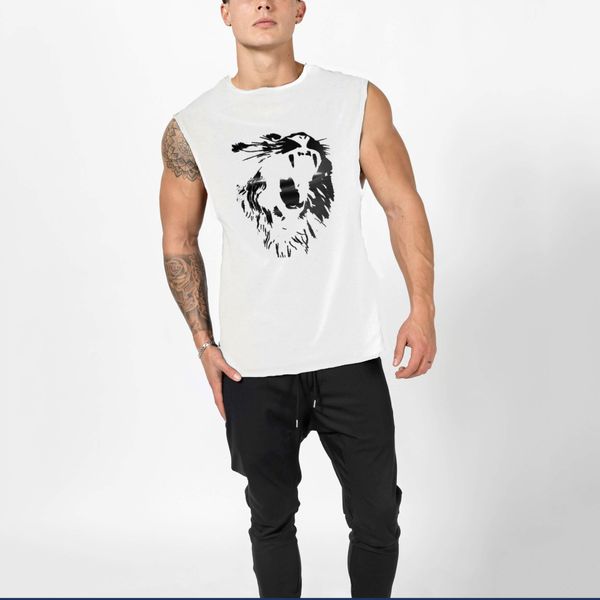 gymking men's summer fitness sports vest sleeveless cotton elasticity training basketball large size t-shirt, Black;blue
gymking men's summer fitness sports vest sleeveless cotton elasticity training basketball large size t-shirt, Black;blue
