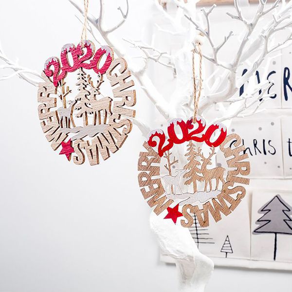 2 pcs round 3d tree wood hanging ornaments new year's christmas decorations wood sign for 2020 home party decoration a16
2 pcs round 3d tree wood hanging ornaments new year's christmas decorations wood sign for 2020 home party decoration a16