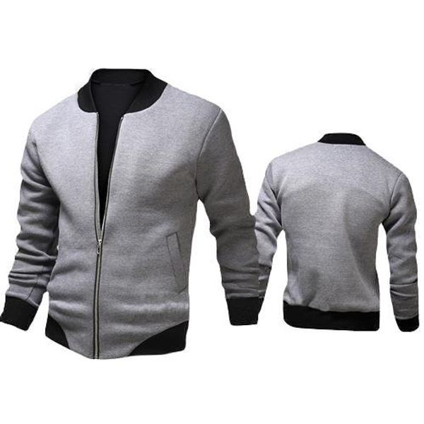 men jacket spring and autumn new men korean zipper slim jackets baseball uniform male color matching casual fashion coat, Black;brown
men jacket spring and autumn new men korean zipper slim jackets baseball uniform male color matching casual fashion coat, Black;brown