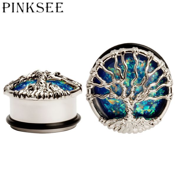 pinksee 1pc charm fashion stainless steel life tree ear plugs piercings flared flesh tunnel ear stud body jewelry, Slivery;golden
pinksee 1pc charm fashion stainless steel life tree ear plugs piercings flared flesh tunnel ear stud body jewelry, Slivery;golden