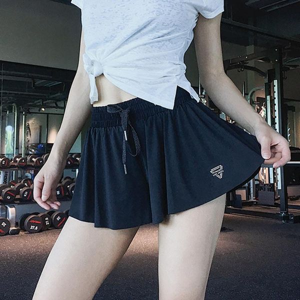 1pc yoga summer running shorts women 2 in 1 marathon quick dry gym loose sport tennis golf skirt built-in breathable yoga shorts, White;red
1pc yoga summer running shorts women 2 in 1 marathon quick dry gym loose sport tennis golf skirt built-in breathable yoga shorts, White;red