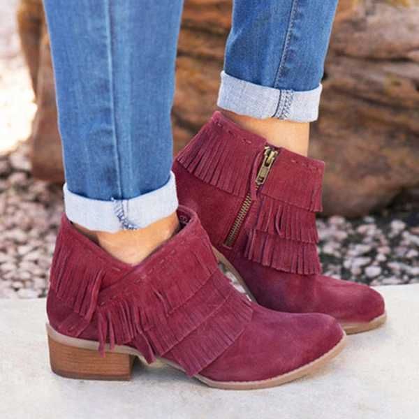 2019 flock slip-on med heel winter women boots fashion pointed pure color ankle boot, Black
2019 flock slip-on med heel winter women boots fashion pointed pure color ankle boot, Black