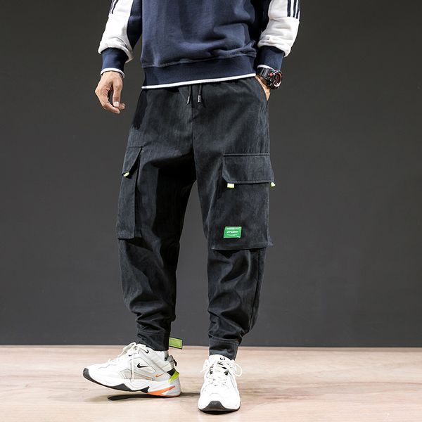 men's autumn loose safari style joggers men harajuku pockets harem pants male 2020 fashion loose trousers 5xl pants, Black
men's autumn loose safari style joggers men harajuku pockets harem pants male 2020 fashion loose trousers 5xl pants, Black