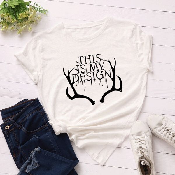gumprun summer cotton women short sleeved t shirt o neck cartoon graphic antlers tshirt womens streetwear casual tshirt, White
gumprun summer cotton women short sleeved t shirt o neck cartoon graphic antlers tshirt womens streetwear casual tshirt, White