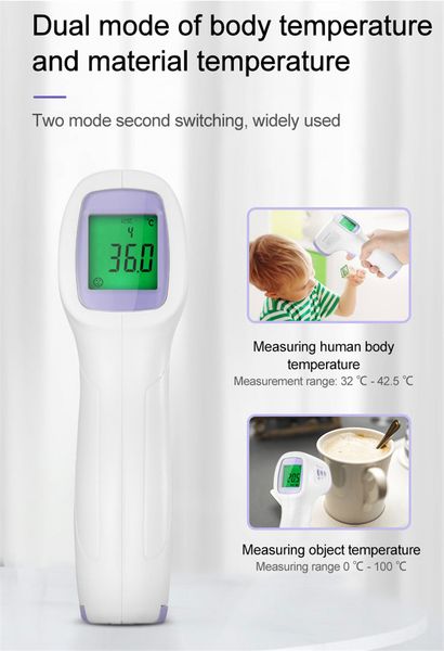 baby thermometer infrared digital lcd body measurement non contact thermometer forehead ear body fever ir thermometer, Black;white
baby thermometer infrared digital lcd body measurement non contact thermometer forehead ear body fever ir thermometer, Black;white