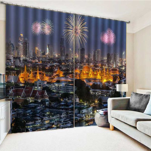 luxury blackout living room bedroom drapes customized size blue blackout curtains building print 3d curtains
luxury blackout living room bedroom drapes customized size blue blackout curtains building print 3d curtains