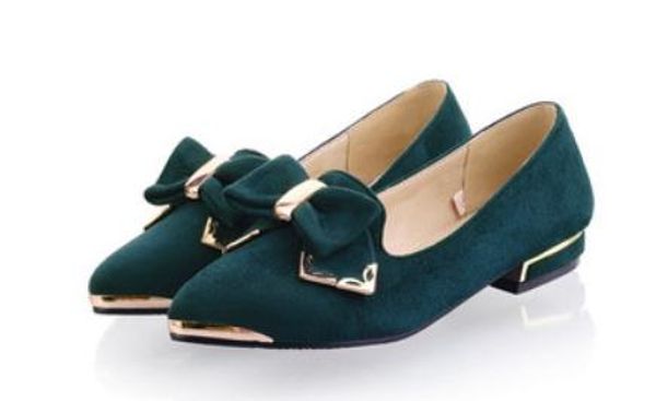 2019 bowknot women's shoes in spring and autumn with new style low heel pointed end suede @127, Black
2019 bowknot women's shoes in spring and autumn with new style low heel pointed end suede @127, Black