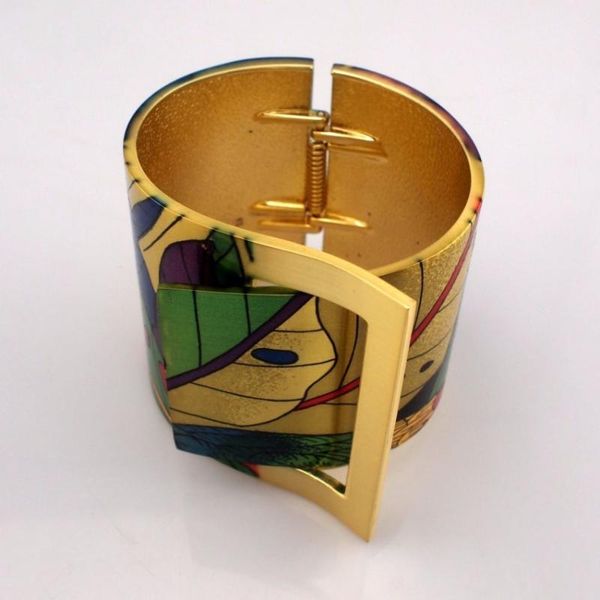 boho jewelry statement country style painting torques cuff bangles for women jewelry, Black
boho jewelry statement country style painting torques cuff bangles for women jewelry, Black
