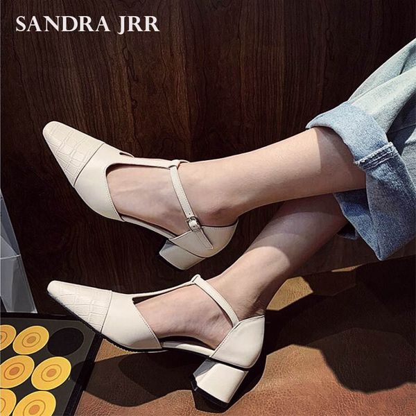 sandra jrr women sandals summer t buckle leather pumps shoes med heel square toe retro lady rome style sandals 5 cm, Black
sandra jrr women sandals summer t buckle leather pumps shoes med heel square toe retro lady rome style sandals 5 cm, Black