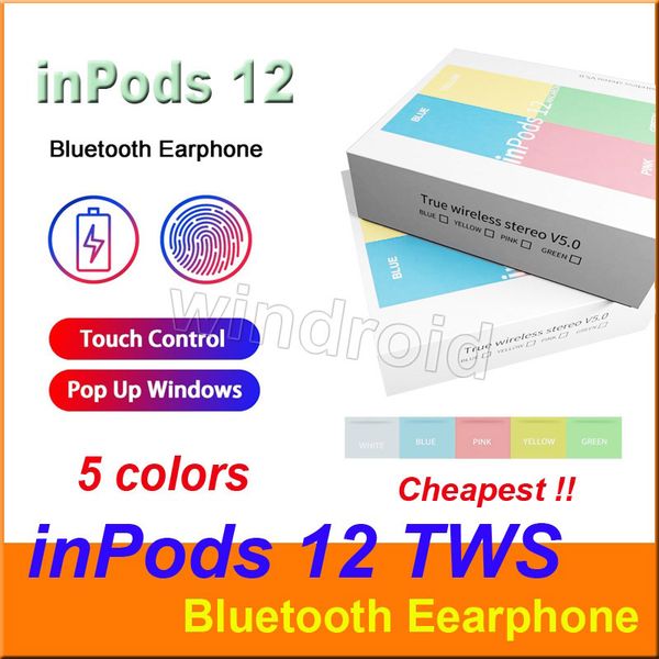 12 inpods12 i12 MACARON цвет Bluetooth беспроводные наушники TWS с всплывающим окном с сенсорным управлением HIFI 3D стерео спортивные наушники-гарнитуры наушники
12 inpods12 i12 MACARON цвет Bluetooth беспроводные наушники TWS с всплывающим окном с сенсорным управлением HIFI 3D стерео спортивные наушники-гарнитуры наушники