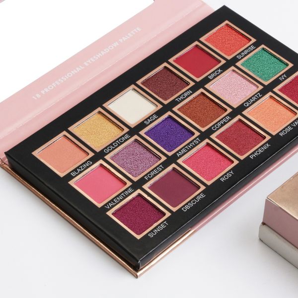 18 colors pigment waterproof luminous matte glitter eye shadow powder eyeshadow palette easy to color eye shadow
18 colors pigment waterproof luminous matte glitter eye shadow powder eyeshadow palette easy to color eye shadow