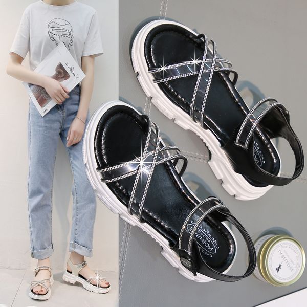 high heel sandal for women all-match fashion womens shoes 2020 multicolored sandals summer heels med heeled luxury female, Black
high heel sandal for women all-match fashion womens shoes 2020 multicolored sandals summer heels med heeled luxury female, Black