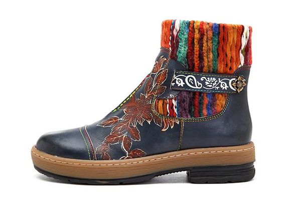 2019 winter fall woman boots genuine leather wool handmade stitching yarn women shoes snow ankles boots eur36-42, Black
2019 winter fall woman boots genuine leather wool handmade stitching yarn women shoes snow ankles boots eur36-42, Black