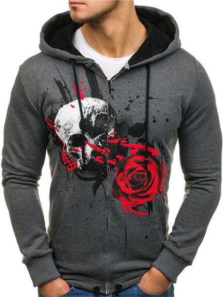 mens designer hoodies skulls rose printed autumn casual long sleeved stand collar zipper hooded sweatshirts fashion mens hoodies, Black
mens designer hoodies skulls rose printed autumn casual long sleeved stand collar zipper hooded sweatshirts fashion mens hoodies, Black