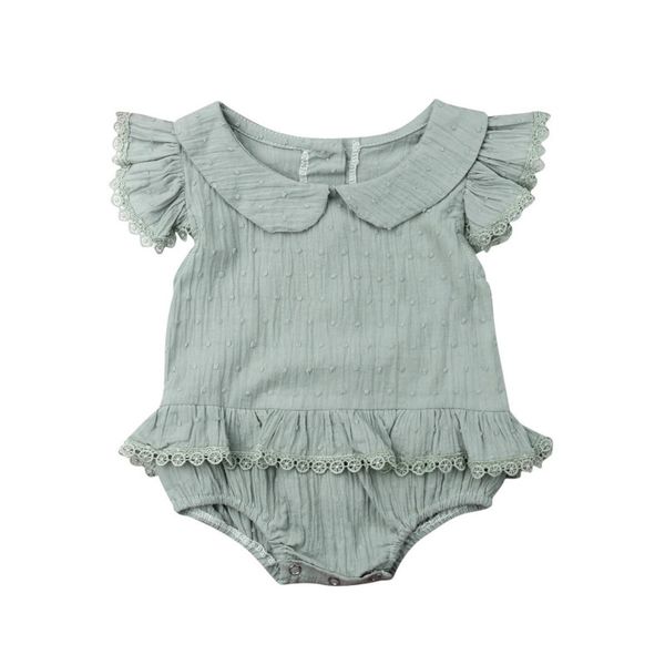 fashion summer newborn baby bibs girl one piece ruffle lace fly sleeve cute solid bodysuit jumpsuit outfit summer sunsuit, Blue
fashion summer newborn baby bibs girl one piece ruffle lace fly sleeve cute solid bodysuit jumpsuit outfit summer sunsuit, Blue