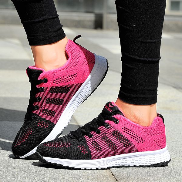 women shoes flats footwear winter warm snow shoes comfortable plush cotton girls casual with fur light footwear size 42, Black
women shoes flats footwear winter warm snow shoes comfortable plush cotton girls casual with fur light footwear size 42, Black