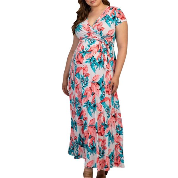 muqgew women's maternity dress nursing clothes pregnanty v-neck short sleeve print floral long dress roupas feminina 2019, White
muqgew women's maternity dress nursing clothes pregnanty v-neck short sleeve print floral long dress roupas feminina 2019, White