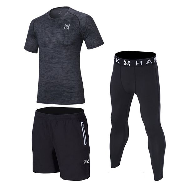 3 pieces quick dry sports suit men running sets 2017 basketball compression underwear gym fitness training sports suit clothes, Black;blue
3 pieces quick dry sports suit men running sets 2017 basketball compression underwear gym fitness training sports suit clothes, Black;blue