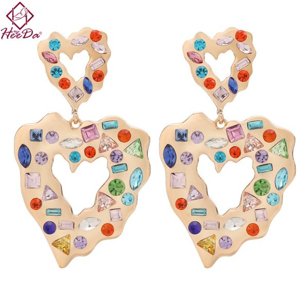 stud 2021 kpop big name hyperbole heart earring women personality shiny rhinestone ear accessories lady party date jewelry, Golden;silver
stud 2021 kpop big name hyperbole heart earring women personality shiny rhinestone ear accessories lady party date jewelry, Golden;silver