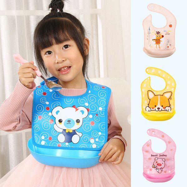 Cartoon Kids Silicone Baby Bibs Children's Adjustable Waterproof Bib Baby Feeding Stuff Burp Cloth Boy Girl Bibs Apron Baberos
Cartoon Kids Silicone Baby Bibs Children's Adjustable Waterproof Bib Baby Feeding Stuff Burp Cloth Boy Girl Bibs Apron Baberos