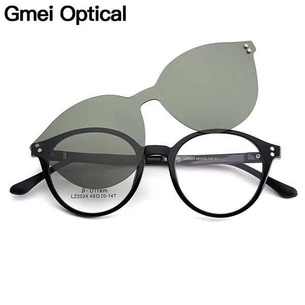 gmei optical fashion women round ultralight ultem glasses frame polarized clip on sunglasses men optical eyewear s2024, Black
gmei optical fashion women round ultralight ultem glasses frame polarized clip on sunglasses men optical eyewear s2024, Black