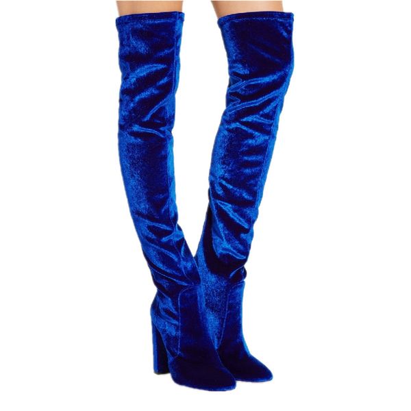 2018 new arrivals women over the knee boots shoes velvet winter warm high heels shoes round toe thick heels boot women size 43, Black
2018 new arrivals women over the knee boots shoes velvet winter warm high heels shoes round toe thick heels boot women size 43, Black