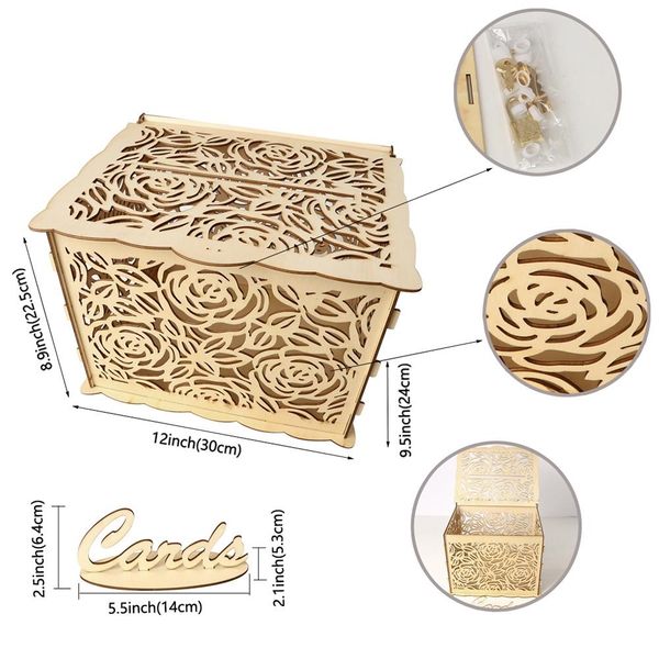11 модель diy wedding gift card box деревянный ящик с замком красивые свадебные украшения принадлежности для birthday party для хранения ден
11 модель diy wedding gift card box деревянный ящик с замком красивые свадебные украшения принадлежности для birthday party для хранения ден