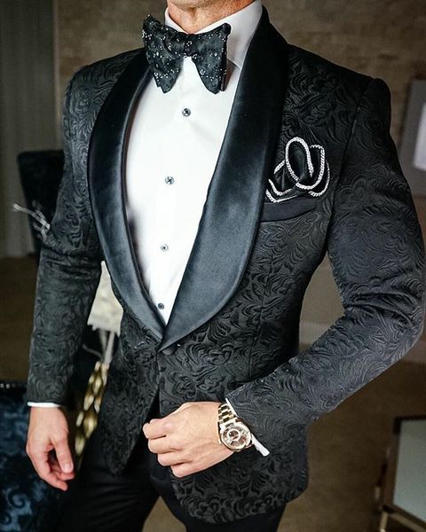 new arrival men suits black pattern groom tuxedos shawl satin lapel groomsmen wedding man 3 pieces ( jacket+pants+tie ) l452, Black;gray
new arrival men suits black pattern groom tuxedos shawl satin lapel groomsmen wedding man 3 pieces ( jacket+pants+tie ) l452, Black;gray