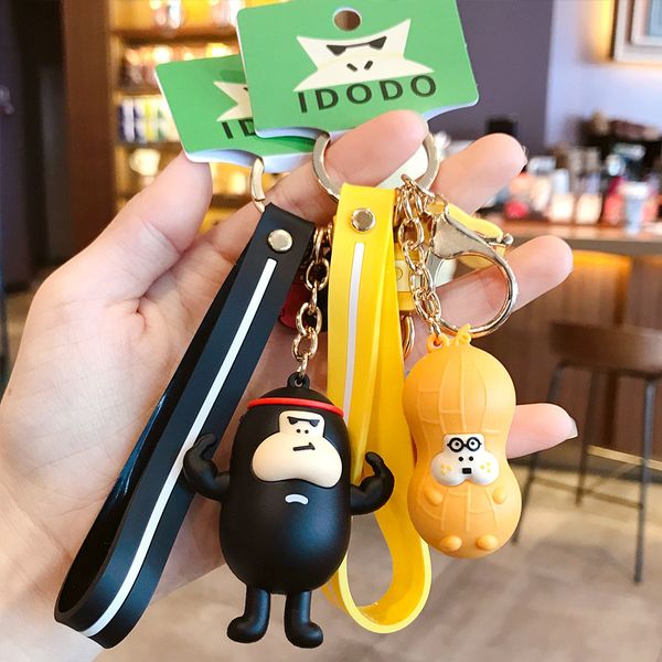 genuine cartoon doll bear keychain pendant creative cute men and women car bag keychain, Silver
genuine cartoon doll bear keychain pendant creative cute men and women car bag keychain, Silver
