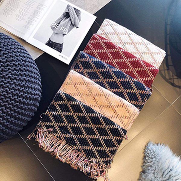 korean new fashion long scarf shawl female autumn and winter new color mixed wild warm thick fringed luxury women scarf, Blue;gray
korean new fashion long scarf shawl female autumn and winter new color mixed wild warm thick fringed luxury women scarf, Blue;gray