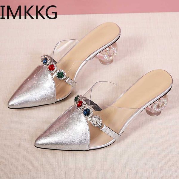 2020 fashion summer women slippers strange heels sandals crystals decorate slippers women mules slides green/yellow/silver, Black
2020 fashion summer women slippers strange heels sandals crystals decorate slippers women mules slides green/yellow/silver, Black