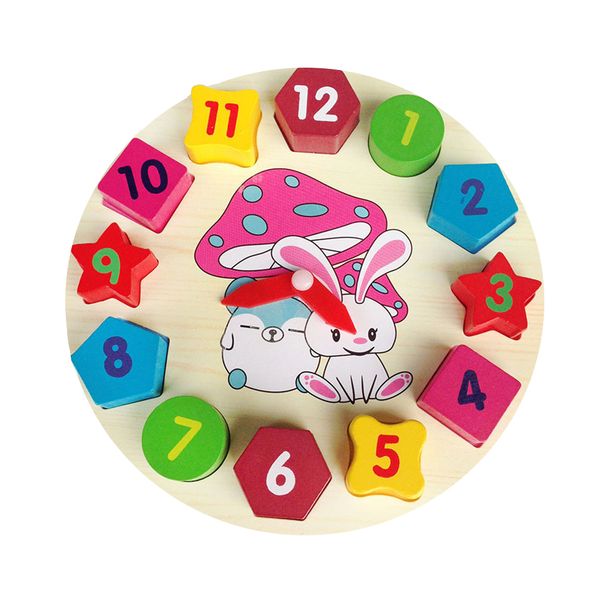 1 pc calendar time toys sorting clock wooden rabbit pattern colorful educational toy for boys girls baby play
1 pc calendar time toys sorting clock wooden rabbit pattern colorful educational toy for boys girls baby play