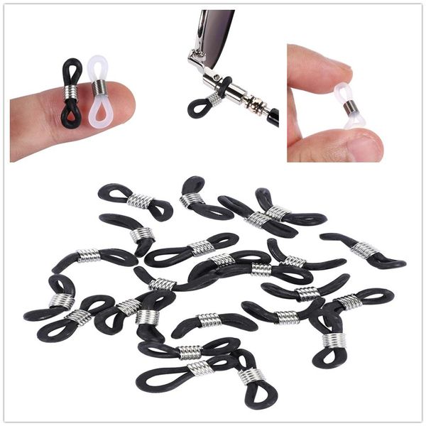 5/10/25 pcs eyeglasses sunglasses spectacle chain rope holder strap rubber loop end eye glasses retainer end loop connector diy, Silver
5/10/25 pcs eyeglasses sunglasses spectacle chain rope holder strap rubber loop end eye glasses retainer end loop connector diy, Silver