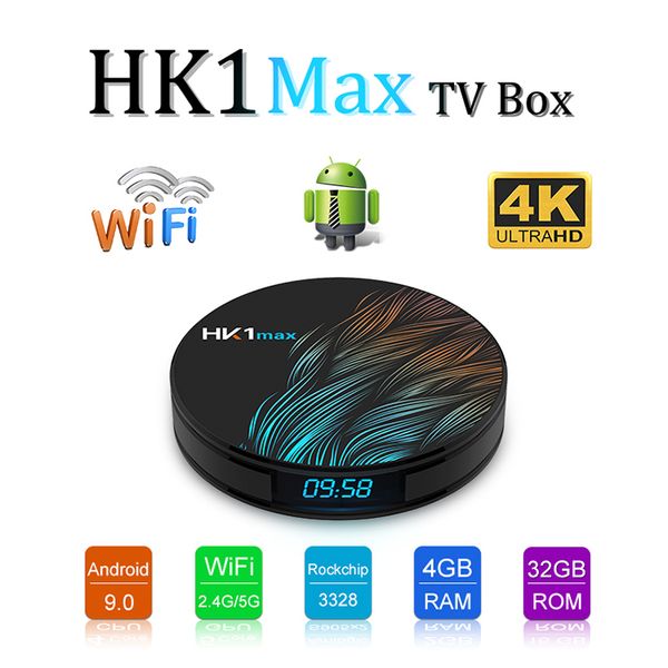 hk1 max android 9.0 tv box quad core 4gb 32gb rk3318 2.4g 5g dual wifi bluetooth smart set box
hk1 max android 9.0 tv box quad core 4gb 32gb rk3318 2.4g 5g dual wifi bluetooth smart set box