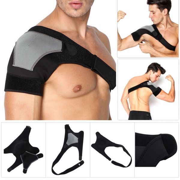 1pc adjustable shoulder support shoulder brace strap neoprene brace pain arthritis gym sport, Black;blue
1pc adjustable shoulder support shoulder brace strap neoprene brace pain arthritis gym sport, Black;blue