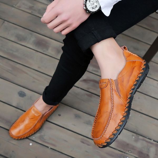 genuine leather male shoes suede loafer official shoes gee mens travel walk shoe casual comfort breath shoes for men ing, Black
genuine leather male shoes suede loafer official shoes gee mens travel walk shoe casual comfort breath shoes for men ing, Black