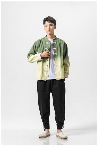 2019 gradient casual chinese style men jackets autumn vintage mens jacket fashion single breasted male coat, Black;brown
2019 gradient casual chinese style men jackets autumn vintage mens jacket fashion single breasted male coat, Black;brown