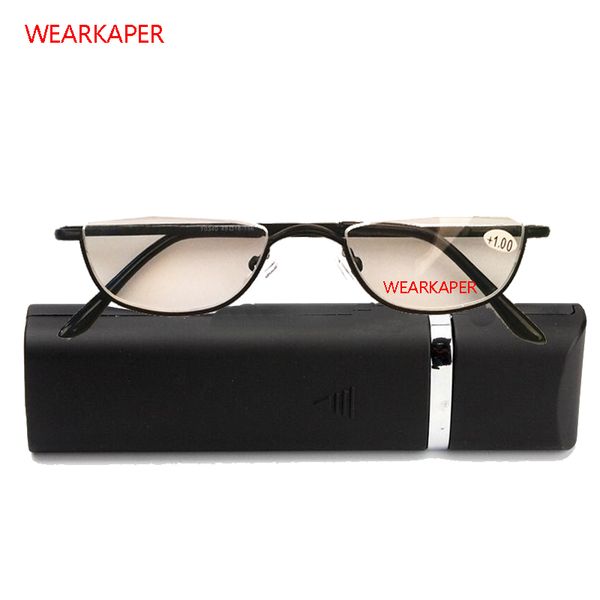 wearkaper anti-fatigue half alloy frame reading glasses men women cat eye glasses reading glasses+1.0-4.0, White;black
wearkaper anti-fatigue half alloy frame reading glasses men women cat eye glasses reading glasses+1.0-4.0, White;black