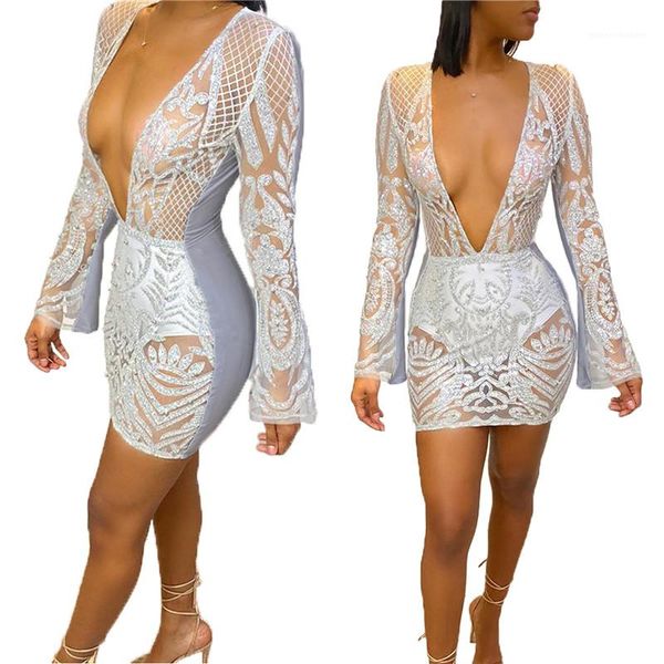 neck womens casual dresses fashion sequins panelled womens designer gauze dresses casual females clothing deep v, Black;gray
neck womens casual dresses fashion sequins panelled womens designer gauze dresses casual females clothing deep v, Black;gray